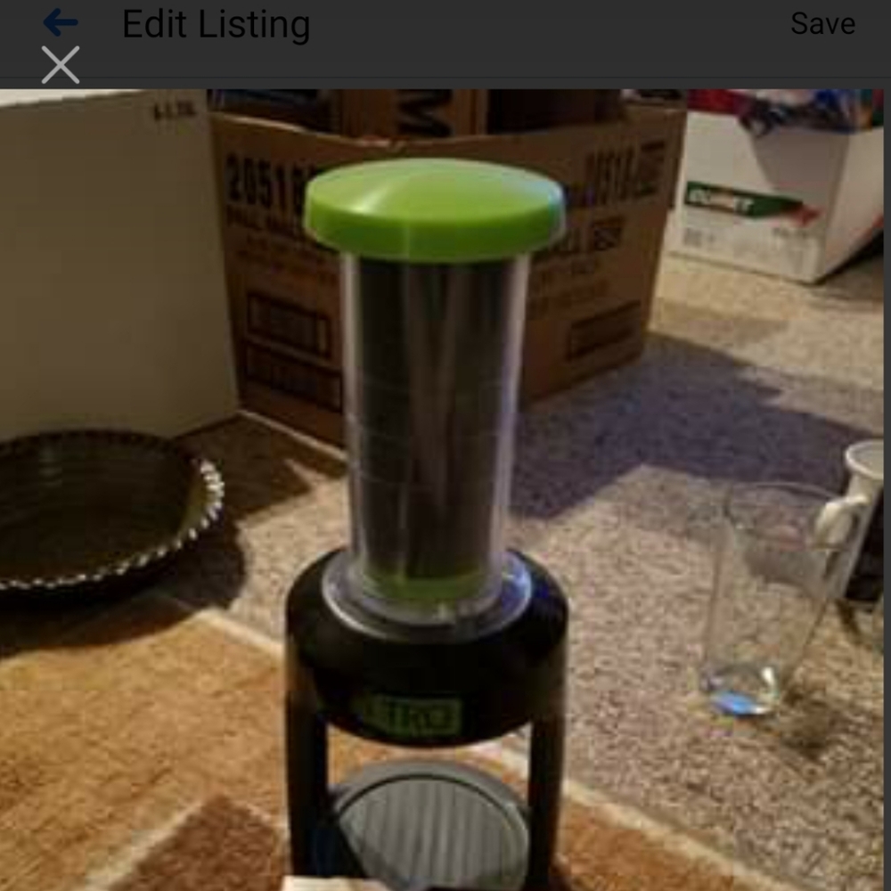 Tru K cup manual brewer